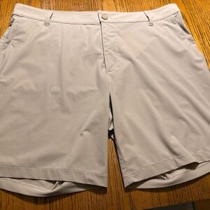 RHONE Men's Performance Shorts in Khaki